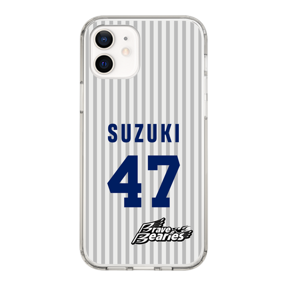 スリムプロテクションケース［ 日本精工 - #47 SUZUKI - 縦縞ユニフォーム ］