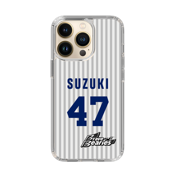 スリムプロテクションケース［ 日本精工 - #47 SUZUKI - 縦縞ユニフォーム ］