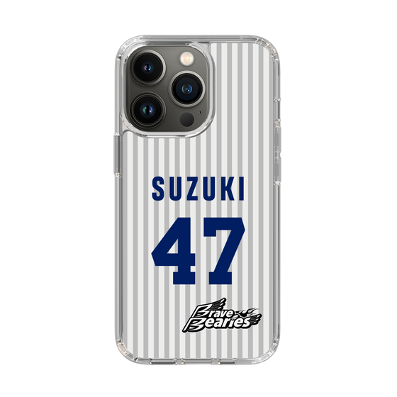 スリムプロテクションケース［ 日本精工 - #47 SUZUKI - 縦縞ユニフォーム ］