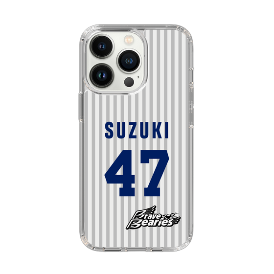 スリムプロテクションケース［ 日本精工 - #47 SUZUKI - 縦縞ユニフォーム ］