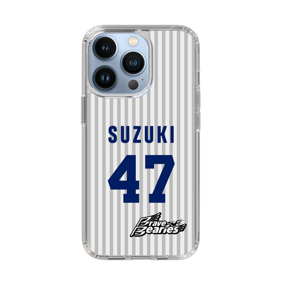 スリムプロテクションケース［ 日本精工 - #47 SUZUKI - 縦縞ユニフォーム ］