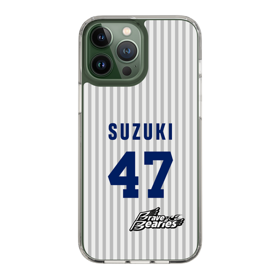 スリムプロテクションケース［ 日本精工 - #47 SUZUKI - 縦縞ユニフォーム ］