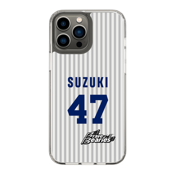 スリムプロテクションケース［ 日本精工 - #47 SUZUKI - 縦縞ユニフォーム ］