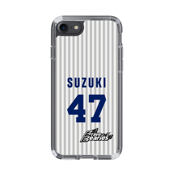 スリムプロテクションケース［ 日本精工 - #47 SUZUKI - 縦縞ユニフォーム ］