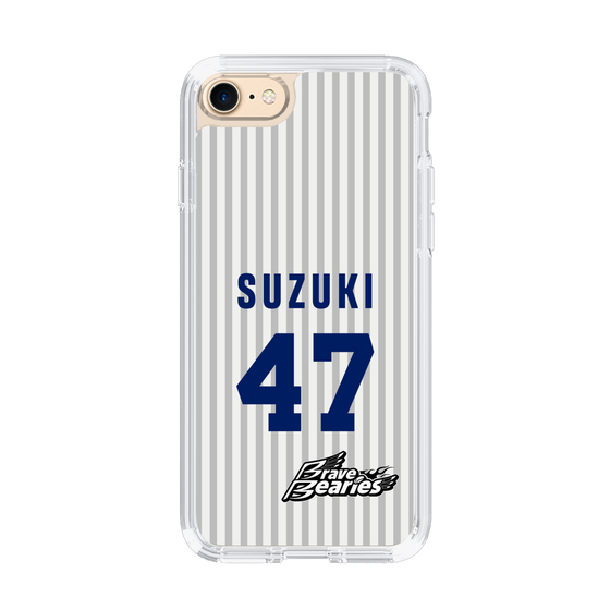 スリムプロテクションケース［ 日本精工 - #47 SUZUKI - 縦縞ユニフォーム ］