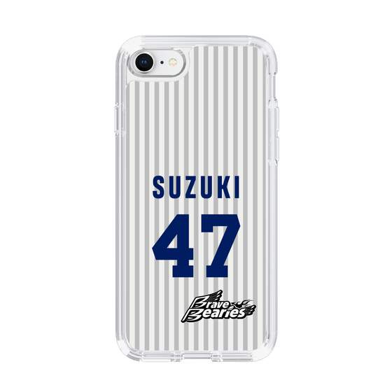 スリムプロテクションケース［ 日本精工 - #47 SUZUKI - 縦縞ユニフォーム ］