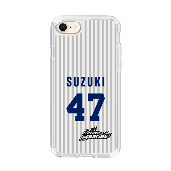 スリムプロテクションケース［ 日本精工 - #47 SUZUKI - 縦縞ユニフォーム ］