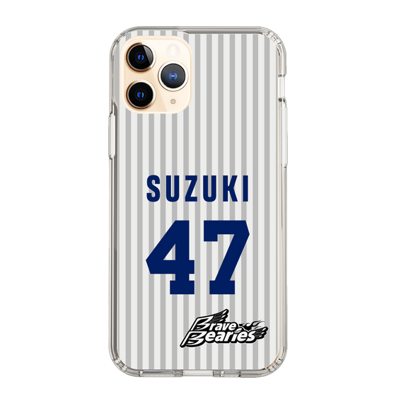 スリムプロテクションケース［ 日本精工 - #47 SUZUKI - 縦縞ユニフォーム ］