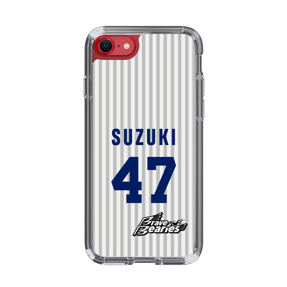 スリムプロテクションケース［ 日本精工 - #47 SUZUKI - 縦縞ユニフォーム ］