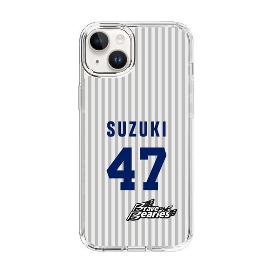 スリムプロテクションケース［ 日本精工 - #47 SUZUKI - 縦縞ユニフォーム ］