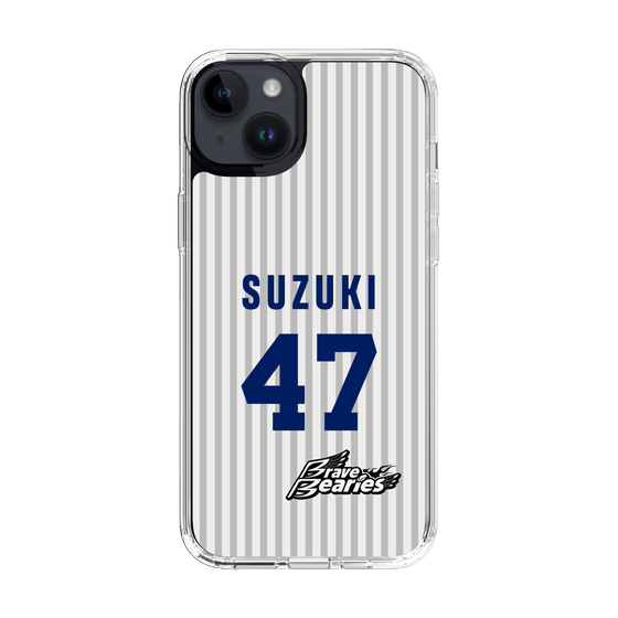 スリムプロテクションケース［ 日本精工 - #47 SUZUKI - 縦縞ユニフォーム ］