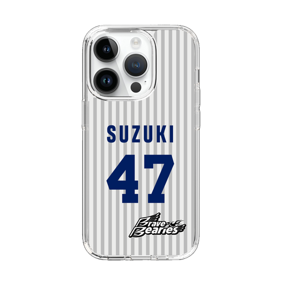 スリムプロテクションケース［ 日本精工 - #47 SUZUKI - 縦縞ユニフォーム ］