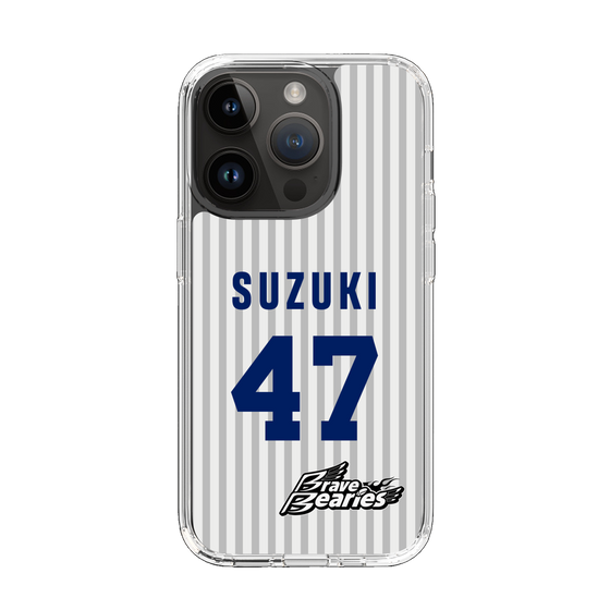 スリムプロテクションケース［ 日本精工 - #47 SUZUKI - 縦縞ユニフォーム ］