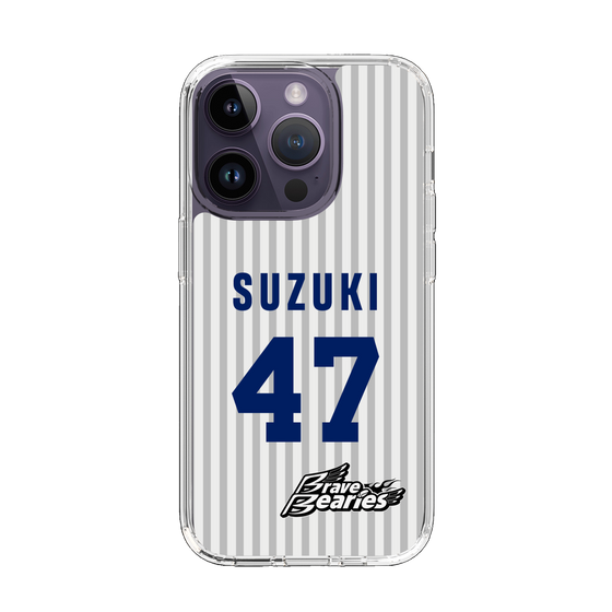 スリムプロテクションケース［ 日本精工 - #47 SUZUKI - 縦縞ユニフォーム ］