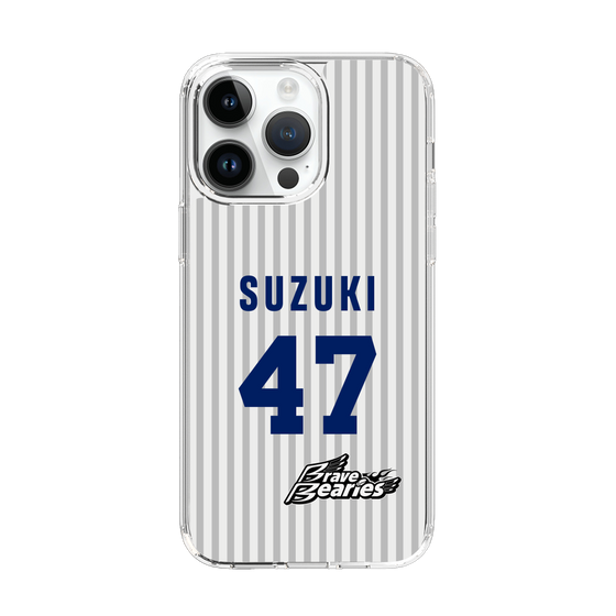 スリムプロテクションケース［ 日本精工 - #47 SUZUKI - 縦縞ユニフォーム ］