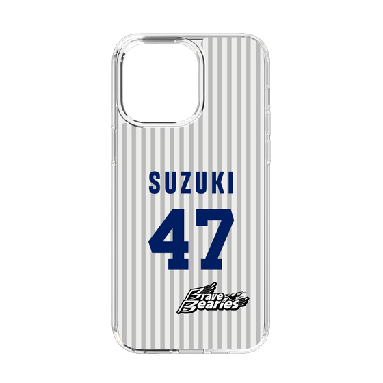 スリムプロテクションケース［ 日本精工 - #47 SUZUKI - 縦縞ユニフォーム ］