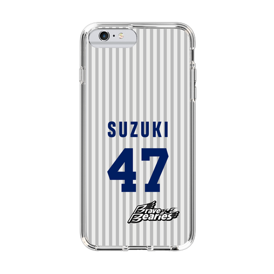 スリムプロテクションケース［ 日本精工 - #47 SUZUKI - 縦縞ユニフォーム ］