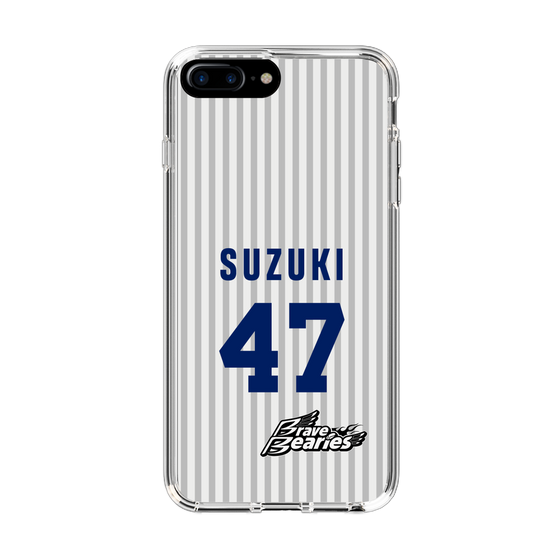 スリムプロテクションケース［ 日本精工 - #47 SUZUKI - 縦縞ユニフォーム ］