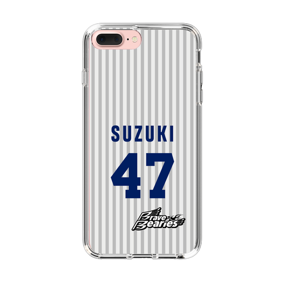 スリムプロテクションケース［ 日本精工 - #47 SUZUKI - 縦縞ユニフォーム ］