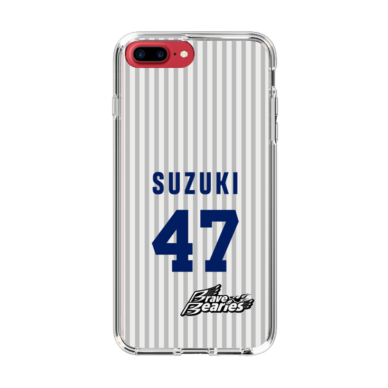 スリムプロテクションケース［ 日本精工 - #47 SUZUKI - 縦縞ユニフォーム ］