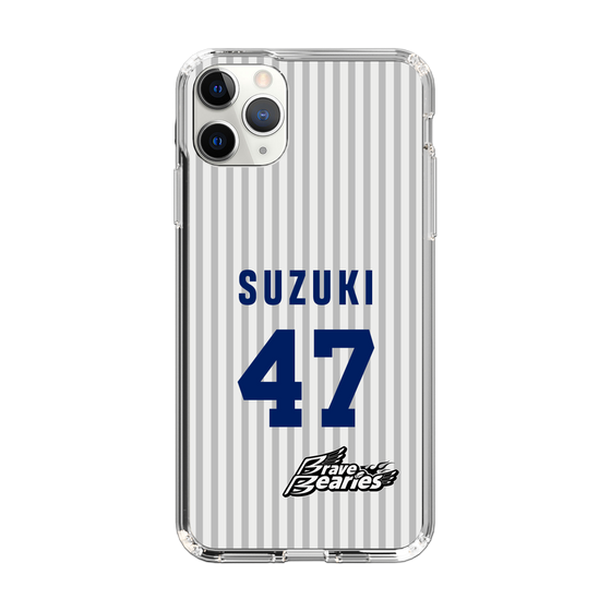 スリムプロテクションケース［ 日本精工 - #47 SUZUKI - 縦縞ユニフォーム ］