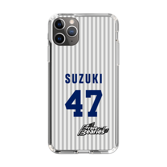 スリムプロテクションケース［ 日本精工 - #47 SUZUKI - 縦縞ユニフォーム ］