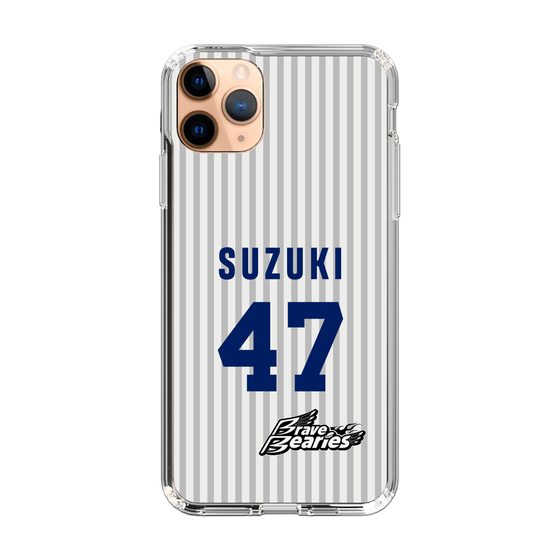 スリムプロテクションケース［ 日本精工 - #47 SUZUKI - 縦縞ユニフォーム ］