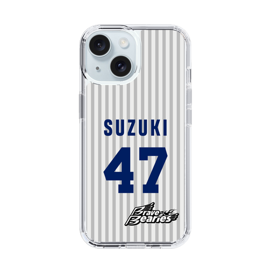 スリムプロテクションケース［ 日本精工 - #47 SUZUKI - 縦縞ユニフォーム ］