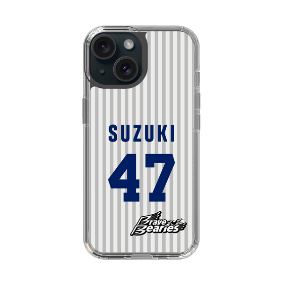 スリムプロテクションケース［ 日本精工 - #47 SUZUKI - 縦縞ユニフォーム ］