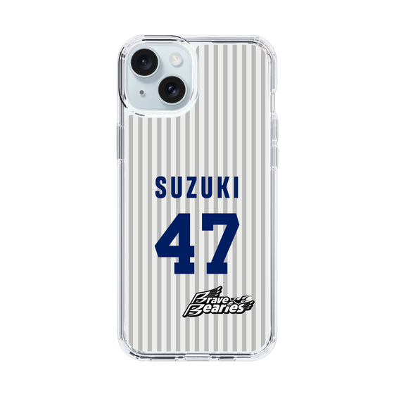 スリムプロテクションケース［ 日本精工 - #47 SUZUKI - 縦縞ユニフォーム ］