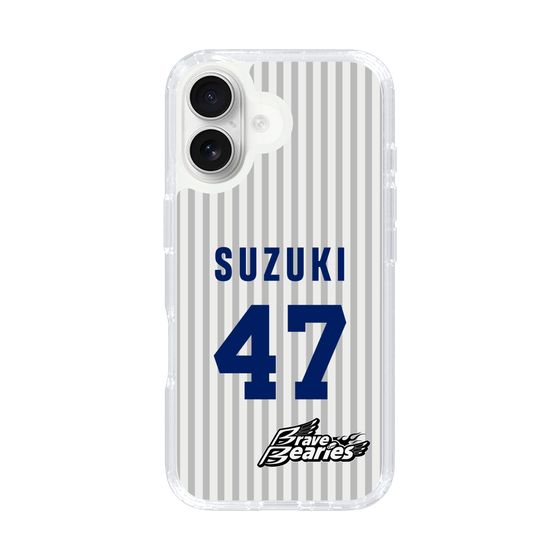 スリムプロテクションケース［ 日本精工 - #47 SUZUKI - 縦縞ユニフォーム ］