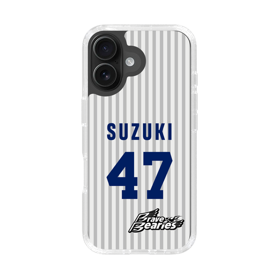 スリムプロテクションケース［ 日本精工 - #47 SUZUKI - 縦縞ユニフォーム ］