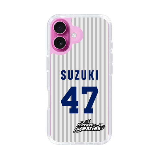 スリムプロテクションケース［ 日本精工 - #47 SUZUKI - 縦縞ユニフォーム ］