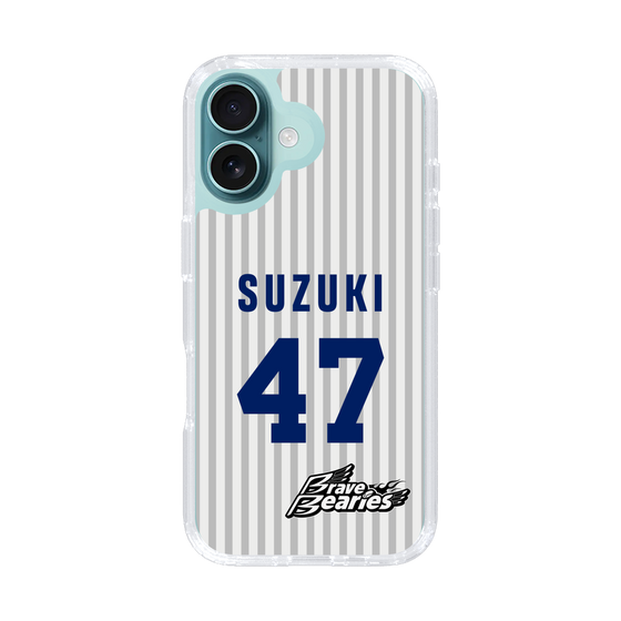 スリムプロテクションケース［ 日本精工 - #47 SUZUKI - 縦縞ユニフォーム ］