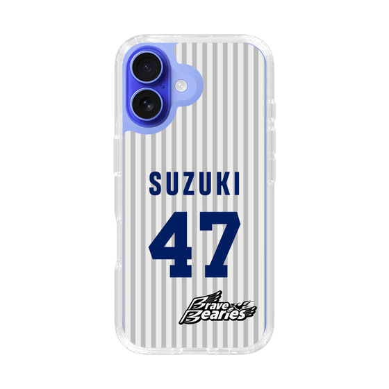 スリムプロテクションケース［ 日本精工 - #47 SUZUKI - 縦縞ユニフォーム ］