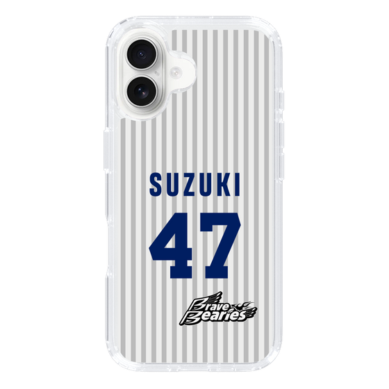 スリムプロテクションケース［ 日本精工 - #47 SUZUKI - 縦縞ユニフォーム ］