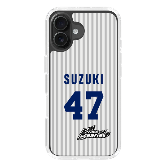 スリムプロテクションケース［ 日本精工 - #47 SUZUKI - 縦縞ユニフォーム ］