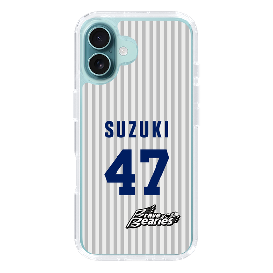 スリムプロテクションケース［ 日本精工 - #47 SUZUKI - 縦縞ユニフォーム ］