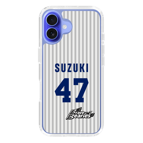 スリムプロテクションケース［ 日本精工 - #47 SUZUKI - 縦縞ユニフォーム ］