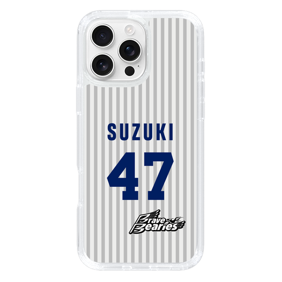 スリムプロテクションケース［ 日本精工 - #47 SUZUKI - 縦縞ユニフォーム ］