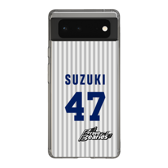 スリムプロテクションケース［ 日本精工 - #47 SUZUKI - 縦縞ユニフォーム ］