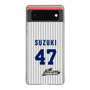 スリムプロテクションケース［ 日本精工 - #47 SUZUKI - 縦縞ユニフォーム ］