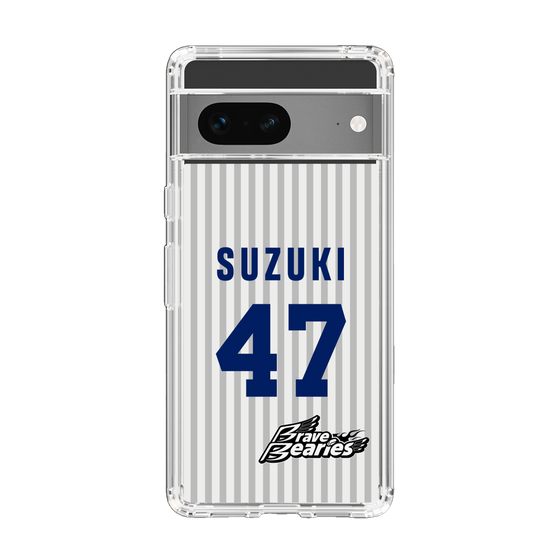 スリムプロテクションケース［ 日本精工 - #47 SUZUKI - 縦縞ユニフォーム ］