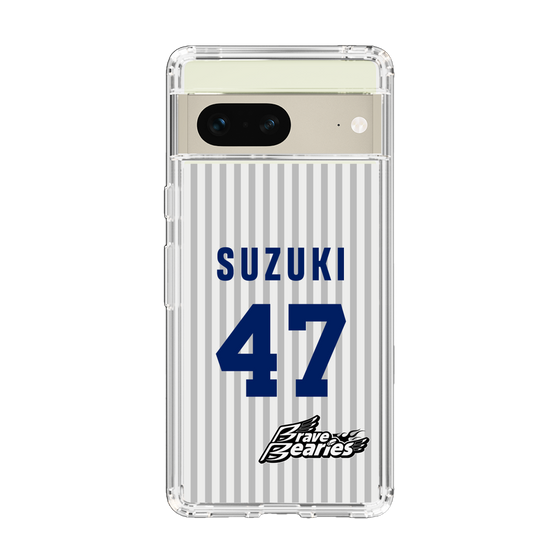 スリムプロテクションケース［ 日本精工 - #47 SUZUKI - 縦縞ユニフォーム ］