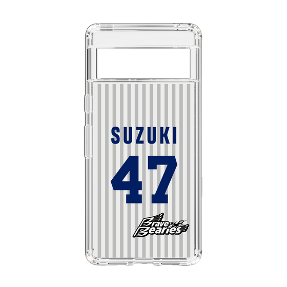 スリムプロテクションケース［ 日本精工 - #47 SUZUKI - 縦縞ユニフォーム ］