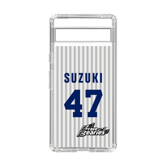 スリムプロテクションケース［ 日本精工 - #47 SUZUKI - 縦縞ユニフォーム ］