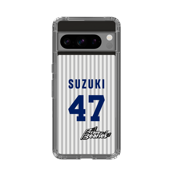 スリムプロテクションケース［ 日本精工 - #47 SUZUKI - 縦縞ユニフォーム ］