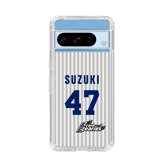 スリムプロテクションケース［ 日本精工 - #47 SUZUKI - 縦縞ユニフォーム ］