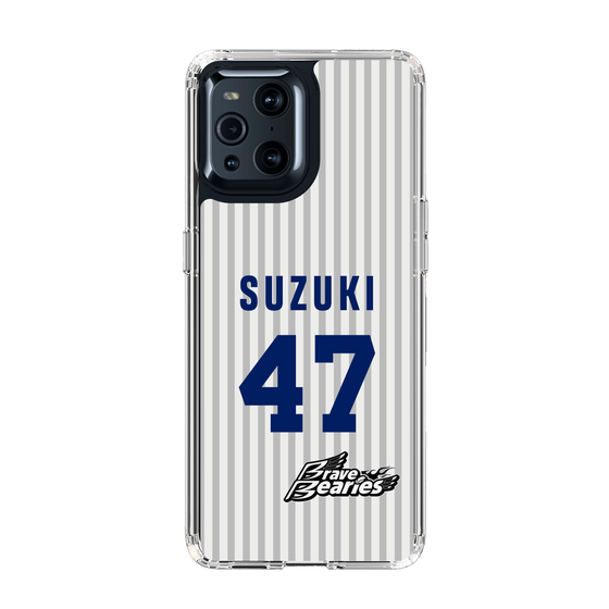 スリムプロテクションケース［ 日本精工 - #47 SUZUKI - 縦縞ユニフォーム ］