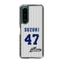 スリムプロテクションケース［ 日本精工 - #47 SUZUKI - 縦縞ユニフォーム ］